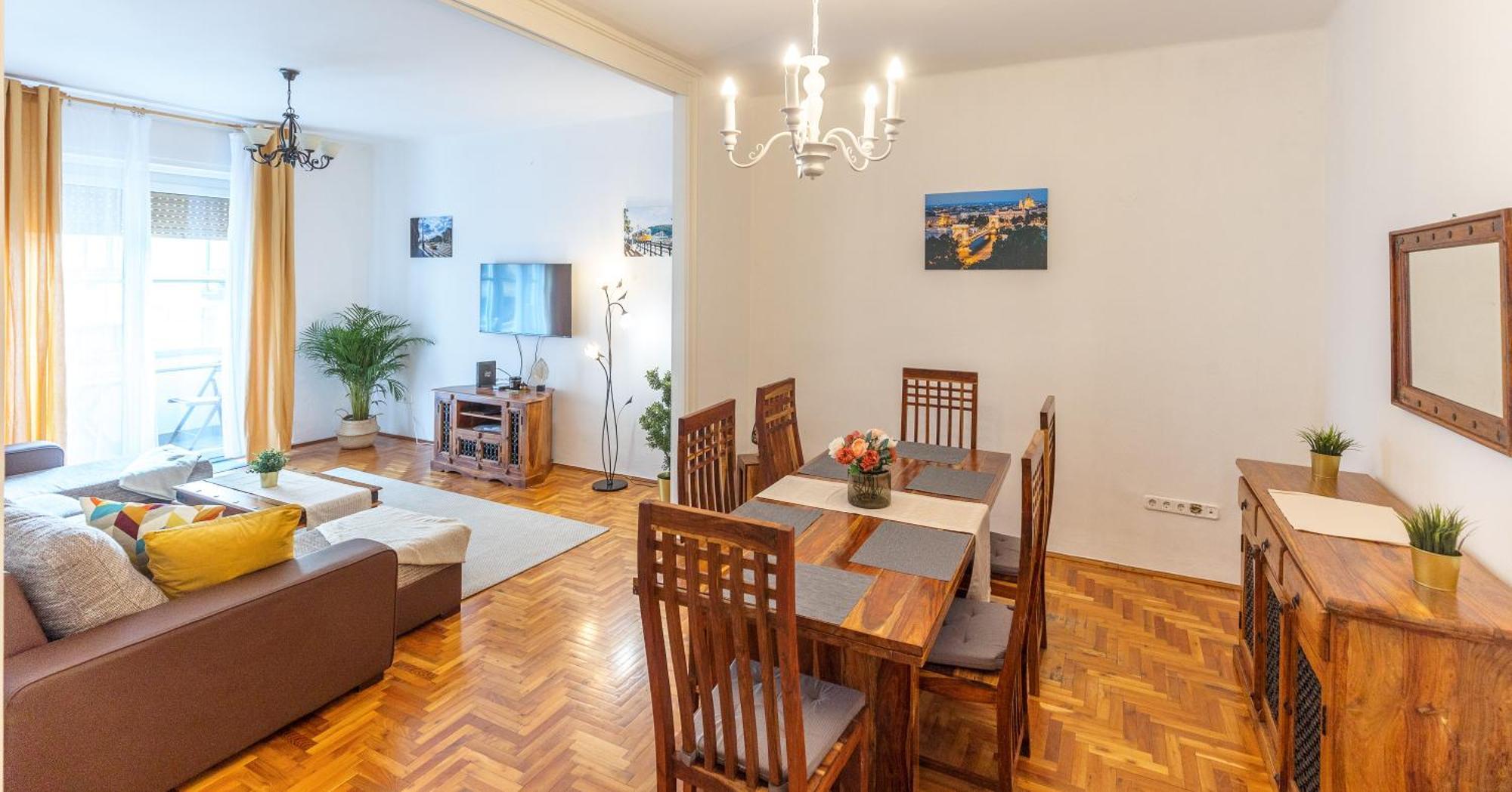 Bright & Spacious Riverside Apartment With Balcony Budapest Eksteriør bilde